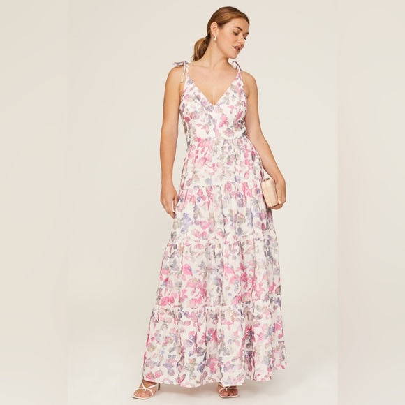 Dress the Population Women’s Floral‎ Pearl Maxi, size Medium, EGUC - Picture 6 of 8